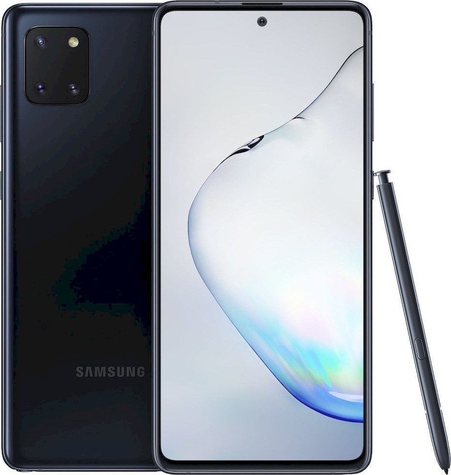 SAMSUNG GALAXY NOTE 10 LITE DUAL SIM 128GB-6GB RAM SM-N770FDS AURA BLACK