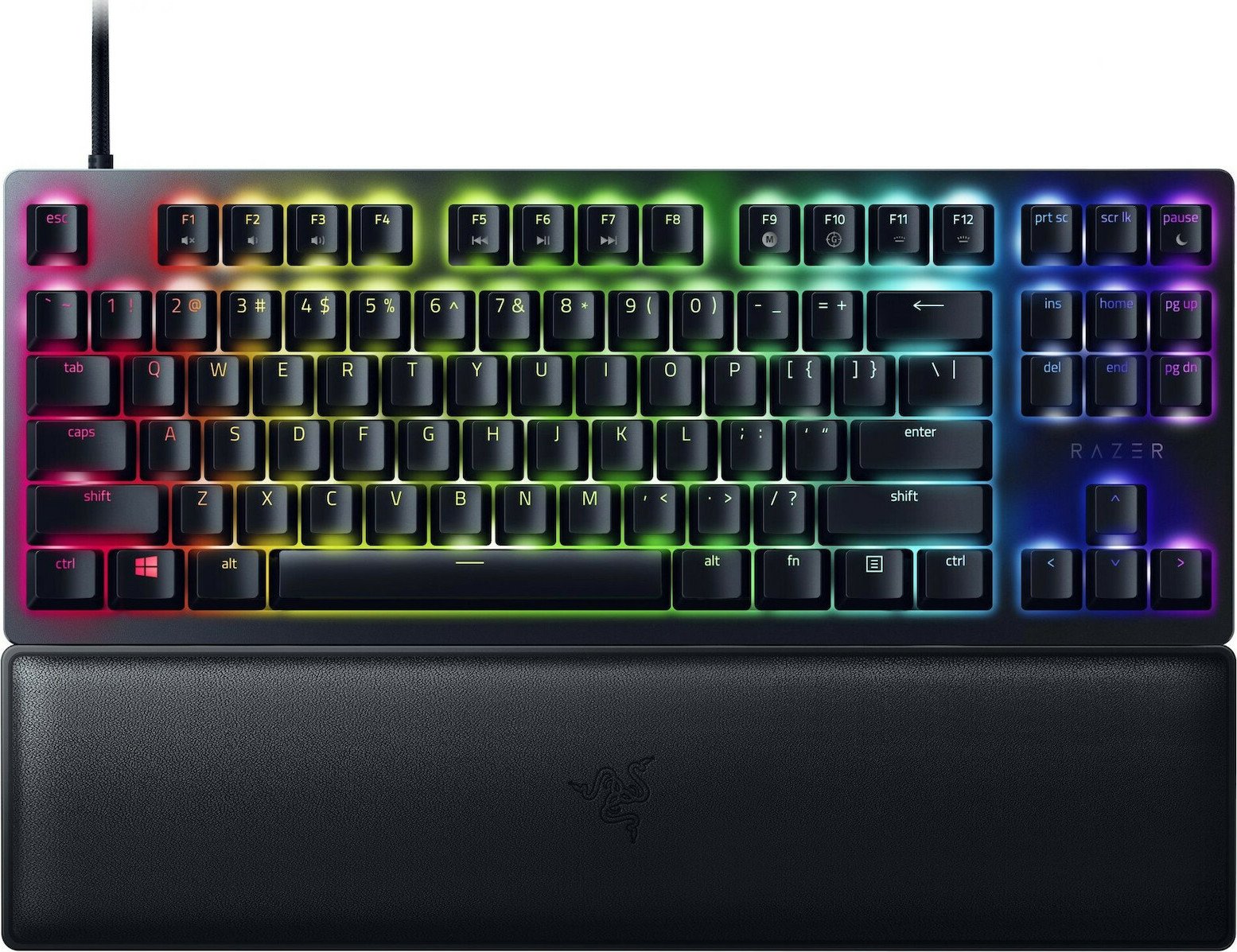 HUNTSMAN V2 Tenkeyless - RGB Optical Gaming Keyboard (Linear Red Switch) - US Layout (RZ03-03940100-R3M1)