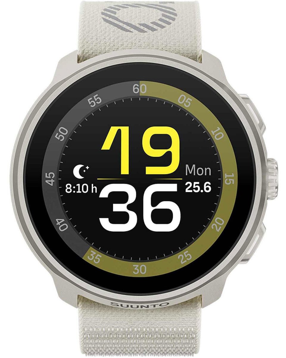 Suunto Run Stainless Steel 46mm Smartwatch με Παλμογράφο (Frost Gray)
