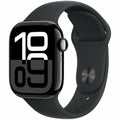 Apple Watch Series 10 Aluminium 46mm (Jet Black με Black Sport Band (S/M))