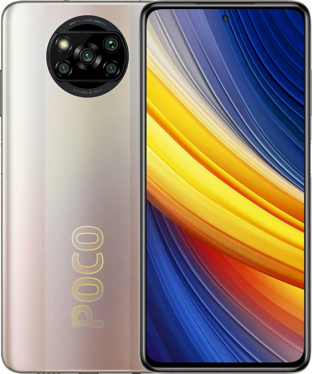 POCO X3 PRO DUAL SIM (256GB- 8GB RAM)METAL Bronze M2102J20SG GLOBAL EU