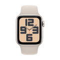 Apple Watch SE 2024 Aluminium 40mm (Starlight με Starlight Sport Band (S/M))