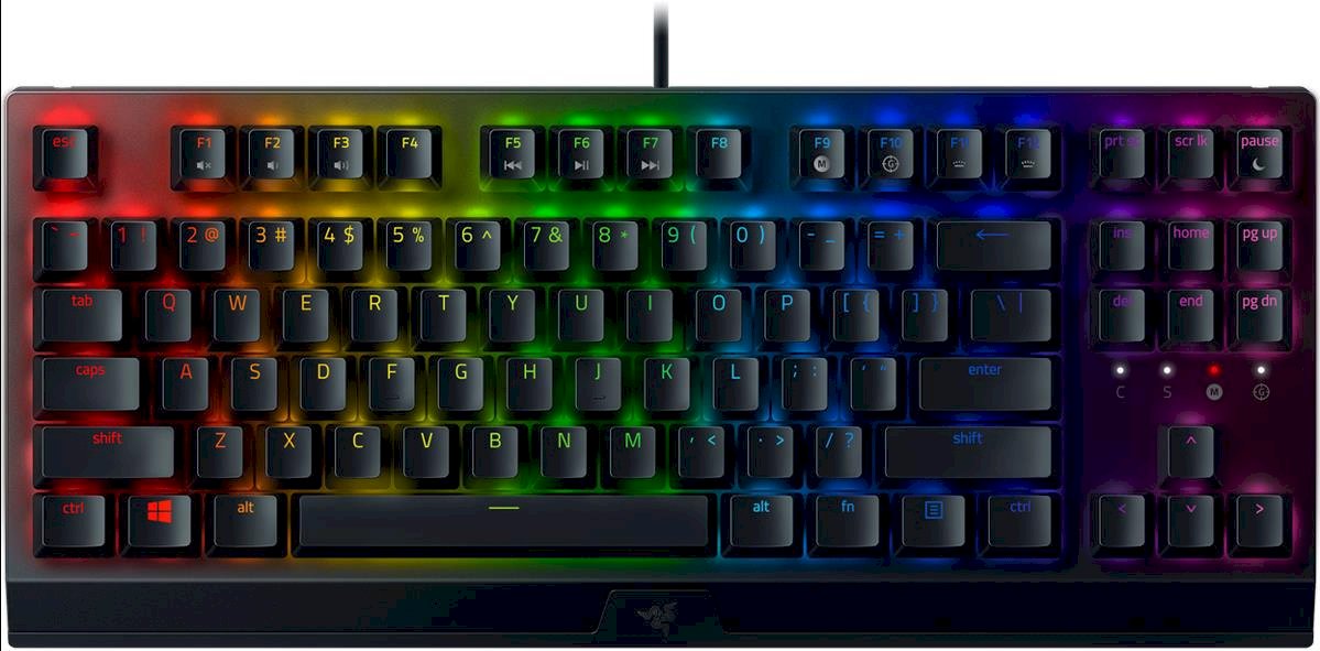 KEYBOARD RAZER BLACKWIDOW V3 TENKEYLESS MECHANICAL GAMING (YELLOW SWITCHES) RZ03-03491800-R3P1 US