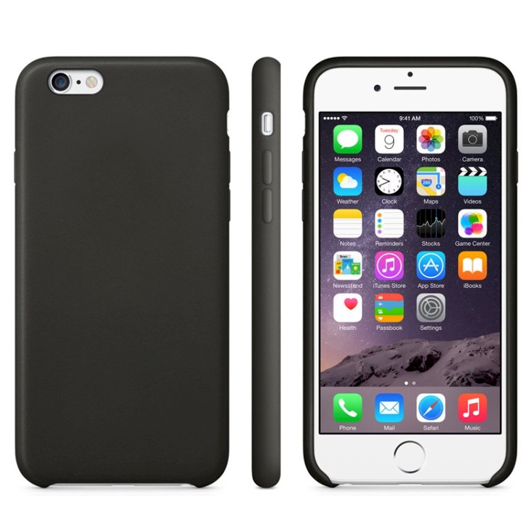 Θηκη Σιλικονης Iphone 6-6s Μαυρη