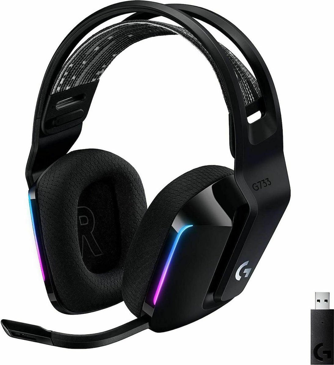Logitech G733 Ασύρματο Over Ear Gaming Headset USB