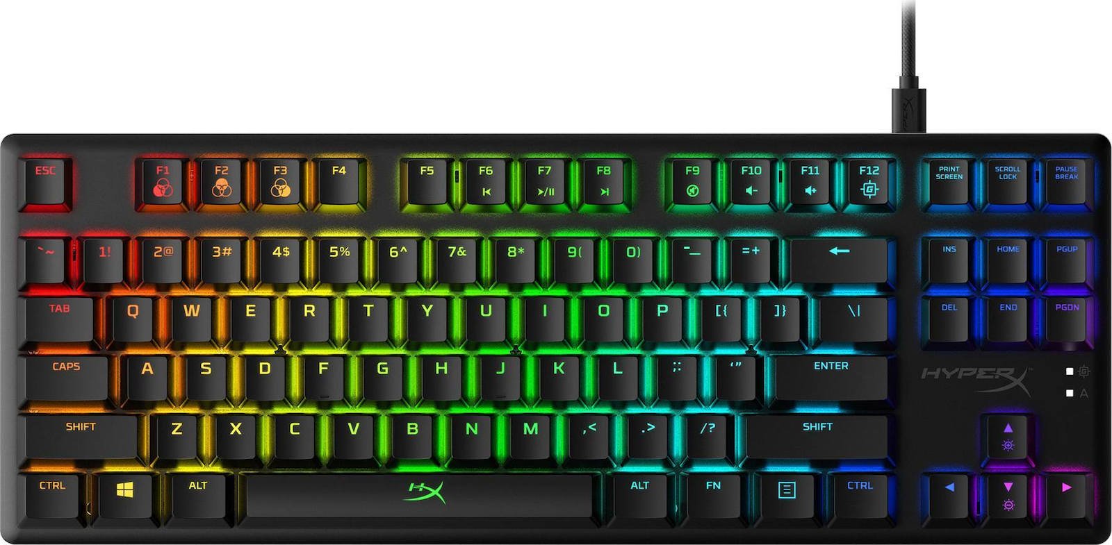 HyperX Alloy Origins Core RGB Mechanical Gaming Keyboard - HyperX Red Switches [4P5P3AA]